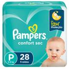 Fralda Descartável Pampers Confort Sec P - 28 Tiras