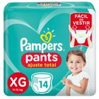 Fralda Descartavel Pampers Pants calça XG 14 unidades