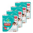 Fralda Descartável Pampers, Pants Mega Extra Extra Grande - 4 Pacotes com 28 Tiras