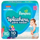 Fralda Descartável Pampers Splashers Piscina XG 10 Unidades