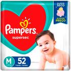 Fralda Descartável Pampers Supersec M 52 Unidades