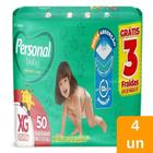 Fralda Descartável Personal Soft & Protect Hiper Tamanho XG - 4 Pacotes com 50 Tiras