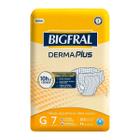 Fralda Geriátrica Bigfral Derma Plus Tamanho G 7 Unidades