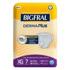 Fralda Geriátrica Bigfral Derma Plus Tamanho XG - 8 Pacotes com 7 Tiras