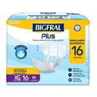 Fralda Geriátrica Bigfral Plus Econômica XG - 16 Unidades