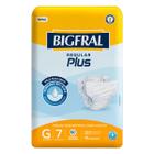 Fralda Geriatrica Bigfral Regular Plus G com 7 Unidades