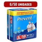 Fralda Geriatrica Descartável Adulto Prevent Care G 1 Pacote Com 50 unidades - Lançamento