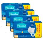Fralda Geriátrica Plenitud Protect Plus P/M Com 16 unidades - kit com 4 pacotes