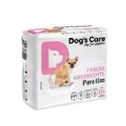 Fralda Higiênica Descartável Cães Fêmea Dogs Care Tam PP 6un