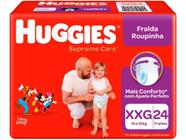 Fralda Huggies Supreme Care - Roupinha Tam. XXG + 14kg 24 Unidades
