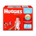 Fralda Huggies Supreme Care Tamanho P Mega 48 Unidades Descartáveis