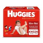 Fralda Huggies Supreme Care Xtra-Flex XXG 26 Unidades