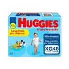 Fralda Huggies Tripla Protecao Com 48 Leve + Pague - Xg Mega Especial