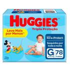 Fralda Huggies Tripla Protecao Hiper G 78 Unidades