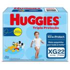 FRALDA HUGGIES TRIPLA PROTEÇÃO JUMBO XG 22 Unidades