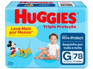 Fralda Huggies Tripla Proteção Tam. G