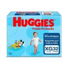 Fralda Huggies Tripla Proteção Tamanho XG 32 Unidades