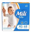 fralda infantil Mili baby giga XG 68un