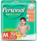 Fralda Infantil Personal Baby M c/70