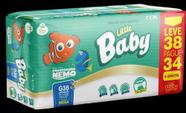 Fralda little baby nemo mega g 38 unidades - ccm