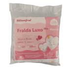 Fralda p/bebe luxo incomfral estampado 70cmx70cm pct c/05un //feminino