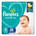 Fralda Pampers Confort Sec G 38 unidades