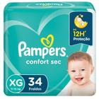 Fralda Pampers Confort Sec Mega Tamanho XG 34 Unidades