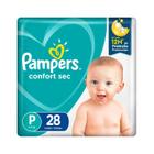 Fralda Pampers Confort Sec P 28 Unidades