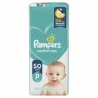 Fralda Pampers Confort Sec - P - 50 unidades