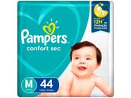 Fralda Pampers Confort Sec Tam. M - 6 a 10kg 44 Unidades