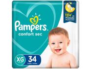 Fralda Pampers Confort Sec Tam. XG - 11 a 15kg 34 Unidades