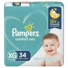 Fralda Pampers Confort Sec XG com 34 unidades