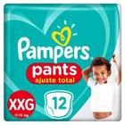 Fralda Pampers Pants Ajuste Total Tamanho - XXG c/12 Unidades - Procter