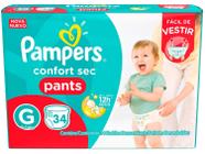 Fralda Pampers Pants Confort Sec Tam. G