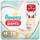 Fralda Pampers Premium Care Pants Top Tamanho M 78 unidades