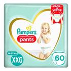 Fralda Pampers Premium Care Pants Top Tamanho XXG 60 unidades