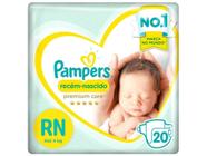 Fralda Pampers Premium Care RN - Até 4kg 20 Unidades