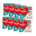 Fralda Pampers Supersec Jumbo Vermelha Tamanho G 8 Pacotes Com 26 Unidades Cada - 9 kg à 13 kg