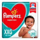 Fralda Pampers Supersec XXG com 20