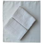 Fralda Pano de Ombro bebe com bainha branca de tecido 100 algodão camada dupla kit enxoval macia maternidade menino menina neutro presente chá 3 uni