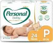 Fralda Personal Baby Premium Protection Jumbo Tam. P c/ 24un