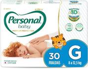 Fralda Personal Baby Premium Protection Tamanho G com 30 Unidades