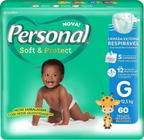 Fralda Personal Baby Soft & Protect Hiper G 60 Unidades