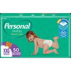 Fralda Personal Soft e Protect XXG, pacote com 50 unidades