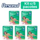 Fralda Personal tamanho XG kit com 5 pacotes jumbo