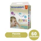Fralda Personalidade Baby Total Care 1 Pacote Tamanho M - de 5 á 8 Kg Com 60 Unidades