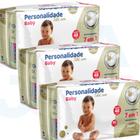 Fralda Personalidade Baby Total Care 7 Em 1 Tam XG - 144un