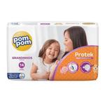 Fralda Pom Pom Fisher-Price Derma Protek Tam. Grandinhos 15 a 24 kg 14 Unidades