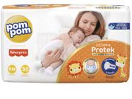 Fralda Pom Pom Fisher-Price Derma Protek