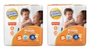 Fralda Pompom Derma Protek Fisher-Price - Tam G (8 a 13Kg) - kit com 48 fraldas